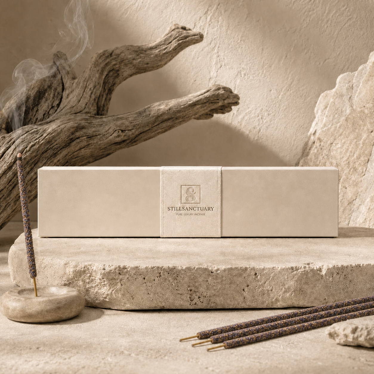 Lavender Stillness incense sticks by Still Sanctuary